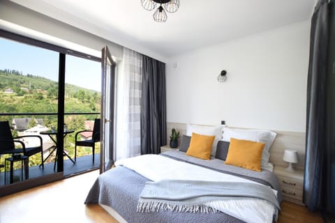 Bed, View (from property/room), Mountain view