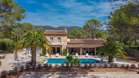 Property building, Living room, Swimming pool