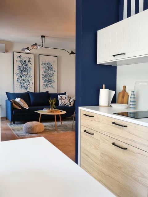 Living room, kitchen