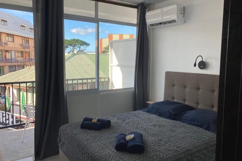 Bed, Balcony/Terrace, Photo of the whole room, Bedroom, air conditioner