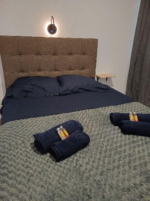 Photo of the whole room, Bedroom, towels