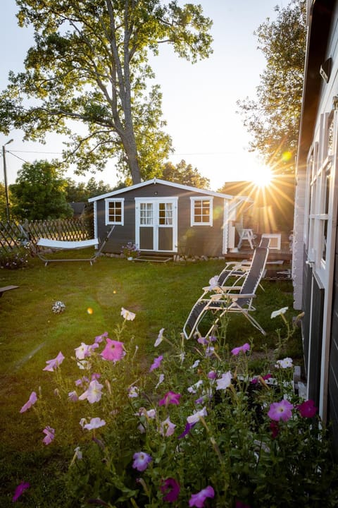 Garden view, Sunset