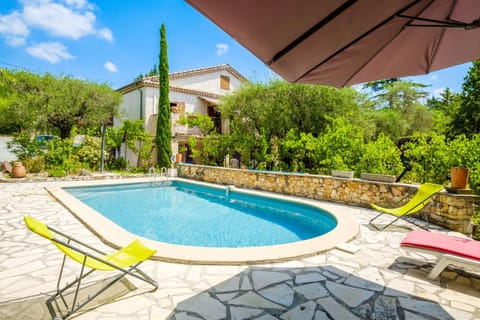 Property building, Living room, Swimming pool