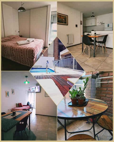 Bed, Balcony/Terrace, Balcony/Terrace, Kitchen or kitchenette, Living room, Photo of the whole room, Dining area, Bedroom