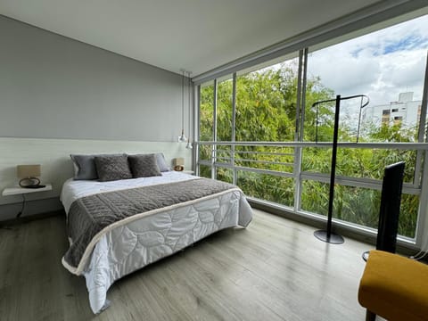 Bed, Natural landscape, Photo of the whole room, Bedroom