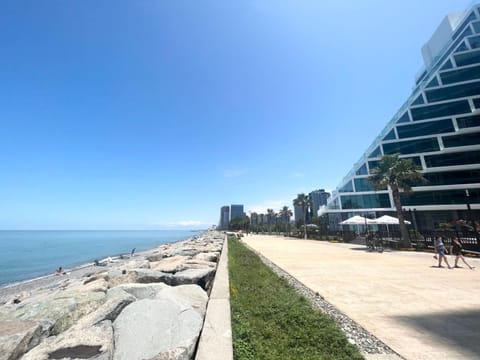 Property building, Natural landscape, Beach, Sea view
