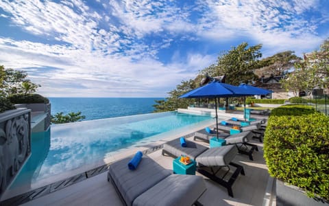 Day, Sea view, Swimming pool, sunbed