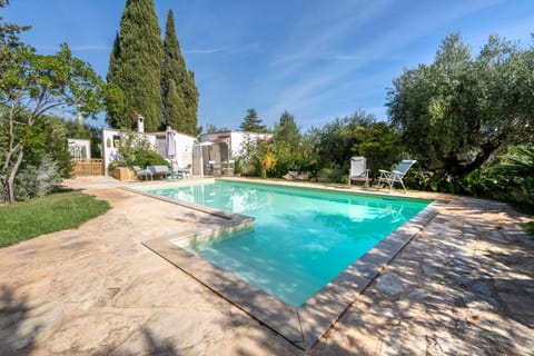 Property building, Living room, Swimming pool