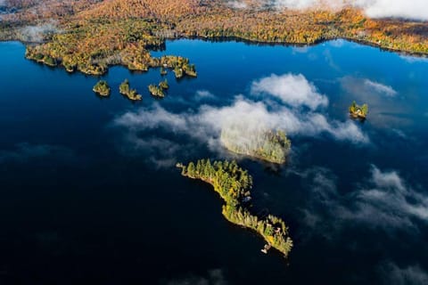 Natural landscape, Bird's eye view, Lake view