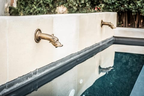 Pool view, wedding, wedding