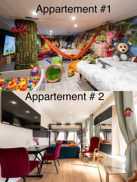 Bundle 2 Apparts, 12 person - Parking, station, beach Apartment in Calais