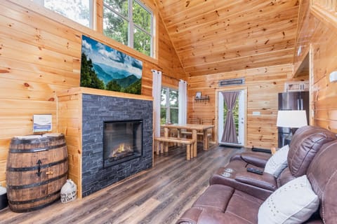 Living room, fireplace