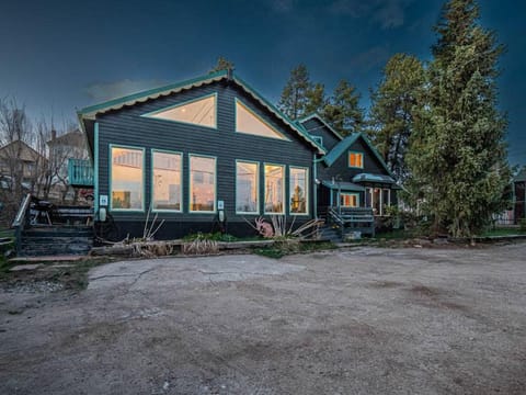 Property building, Night, Parking