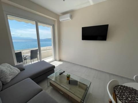 Natural landscape, TV and multimedia, Living room, Seating area, Sea view
