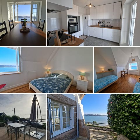 Property building, Garden, Balcony/Terrace, Photo of the whole room, Dining area, Bedroom, Garden view, Sea view, kitchen