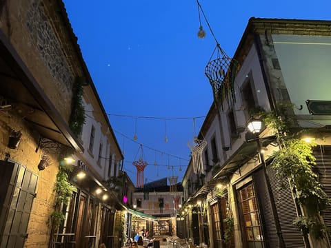 Night, City view, Street view