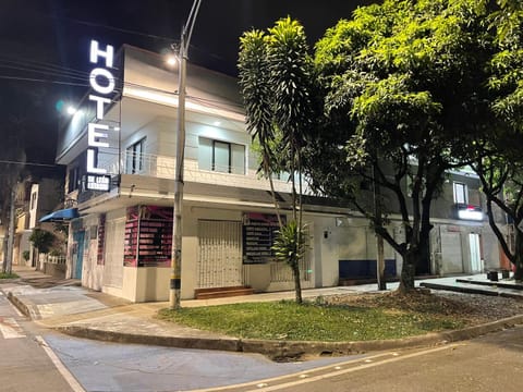 Property building, Night, Street view