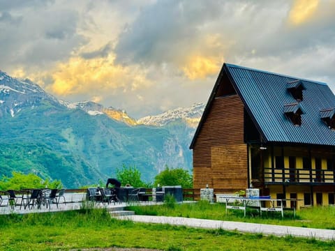 Property building, Spring, Natural landscape, Mountain view