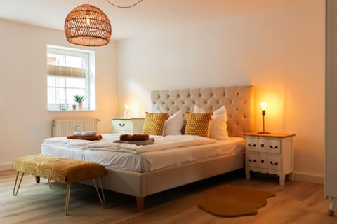 Bed, View (from property/room), Living room, Bedroom