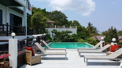 Garden, Balcony/Terrace, Garden view, Pool view, Sea view, Swimming pool, Swimming pool