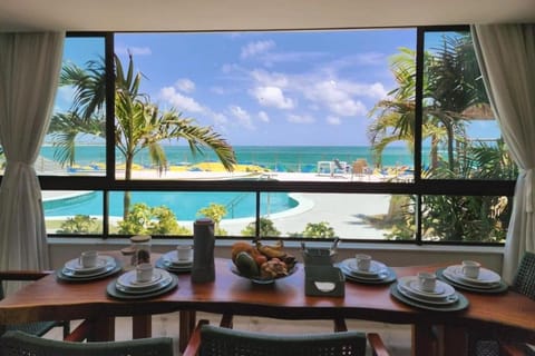 View (from property/room), Dining area, Pool view, Sea view