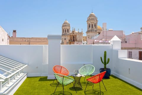 Property building, Off site, Day, View (from property/room), Balcony/Terrace, Seating area