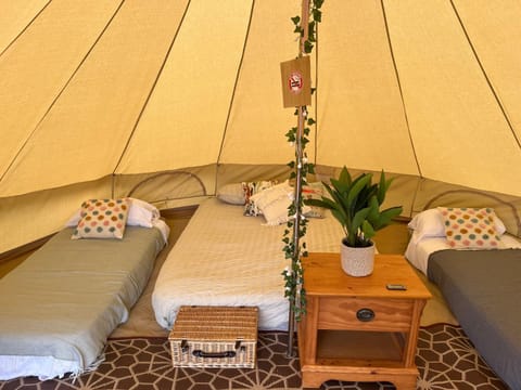 Shoreline Escapes at Hawthorn Field Luxury tent in Christchurch