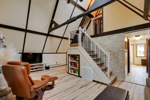 Lakefront St Marys Getaway with Boat Dock and Fire Pit House in Ohio