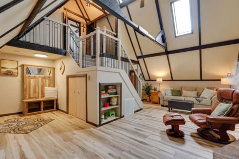 Lakefront St Marys Getaway with Boat Dock and Fire Pit House in Ohio