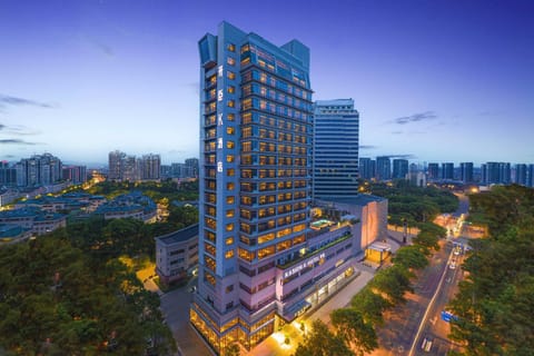Property building, Night, City view
