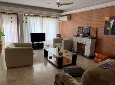 Living room, air conditioner