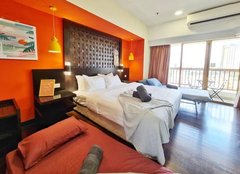 Bed, Bedroom, air conditioner