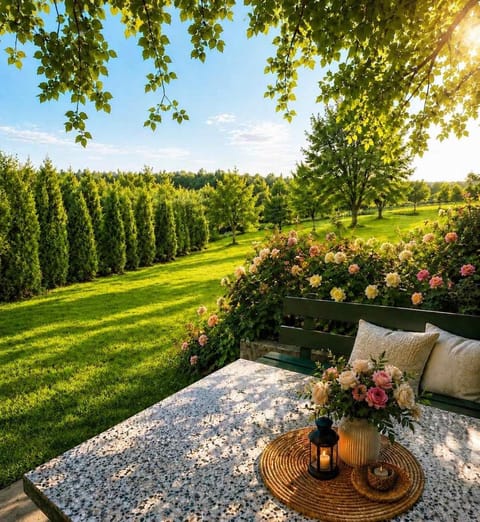 Natural landscape, Garden, Garden view
