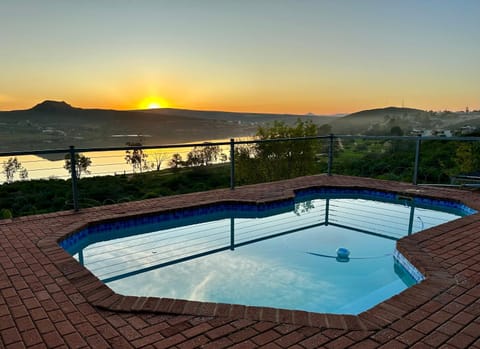 Lake view, Pool view, Swimming pool, Sunset