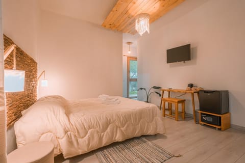 Bed, TV and multimedia, Bedroom, Garden view, Garden view, air conditioner