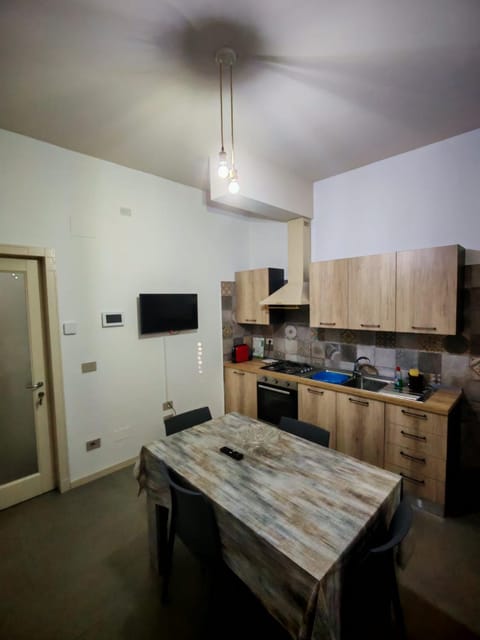 Living room, kitchen