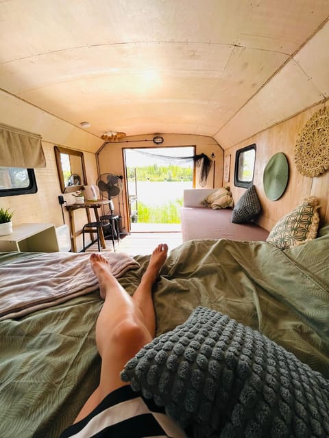Bed, Living room, Photo of the whole room, Seating area, Bedroom