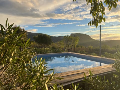 Spring, Day, Natural landscape, Mountain view, Pool view, Swimming pool, Swimming pool