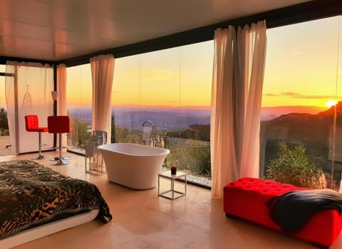 Stylish beautiful and exotic Oleandro glass Suite House in Costa del Sol