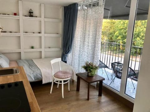 Bed, View (from property/room), Balcony/Terrace, Living room, Seating area, Dining area