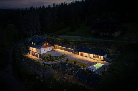 Property building, Night, Natural landscape