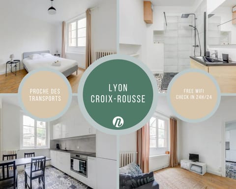 Le White Cozy - Lyon - Croix Rousse Apartment in Caluire-et-Cuire