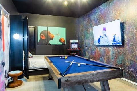 Billiard, Game Room, TV and multimedia