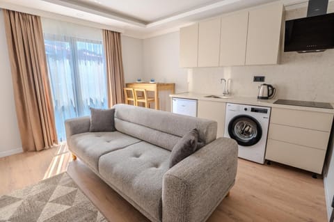 Communal lounge/ TV room, TV and multimedia, Coffee/tea facilities, Kitchen or kitchenette, Living room, Seating area, Evening entertainment, dishwasher, minibar, oven, pet friendly, stove, toaster, washing machine, dryer