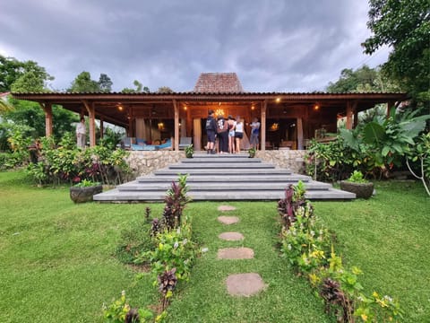 Property building, Natural landscape, Pool view