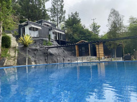 Property building, Pool view, Swimming pool