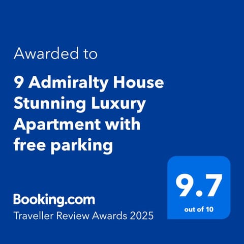 9 Admiralty House Stunning Luxury Apartment with free parking Apartment in Plymouth