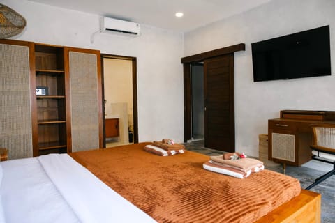 Bed, TV and multimedia, Photo of the whole room, Bedroom, wardrobe, air conditioner