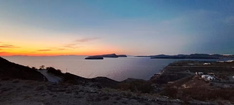 Natural landscape, View (from property/room), Sea view, Sunset