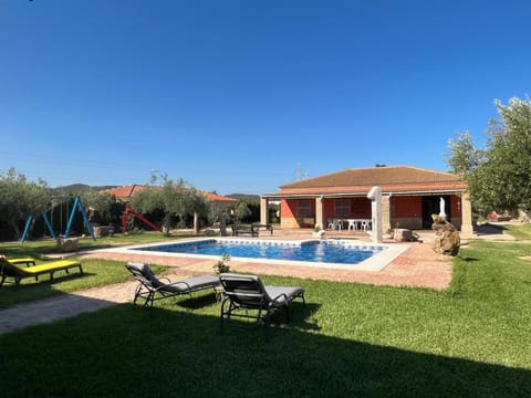 Property building, Patio, Spring, Day, Garden, Garden view, Pool view, Swimming pool, sunbed